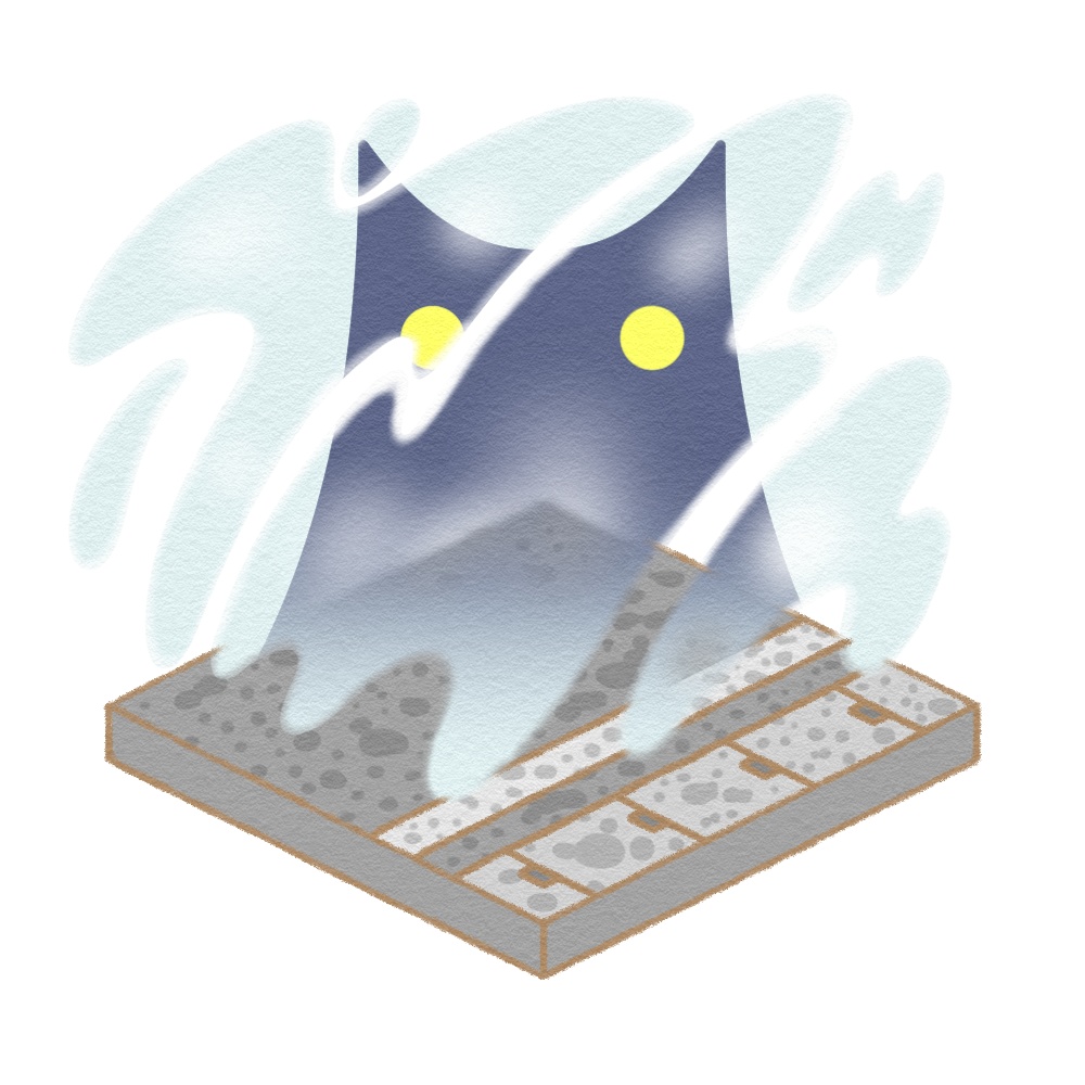 【アクリルキーホルダー】雨ねこ