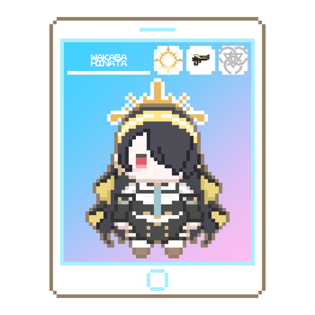 ドットキーホルダー【若葉ヒナタ】