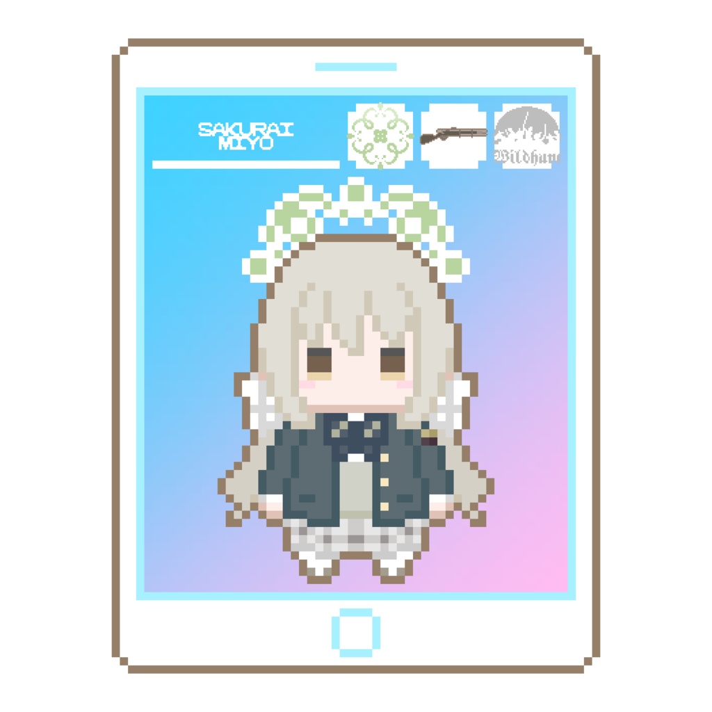 ドットキーホルダー【桜井ミヨ】