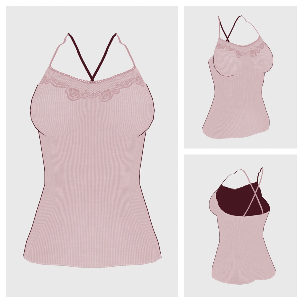 【#VRoid】キャミソール type-a