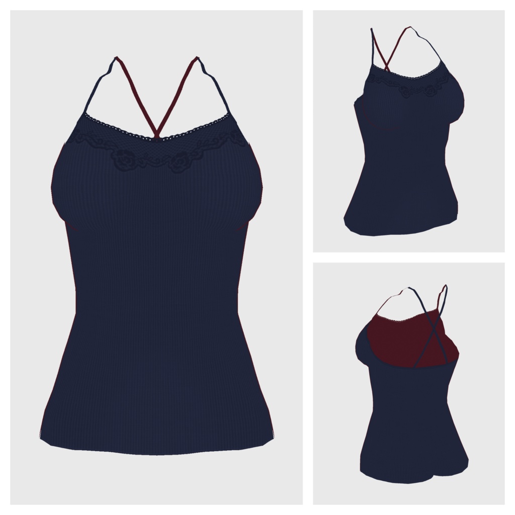 【#VRoid】キャミソール type-a