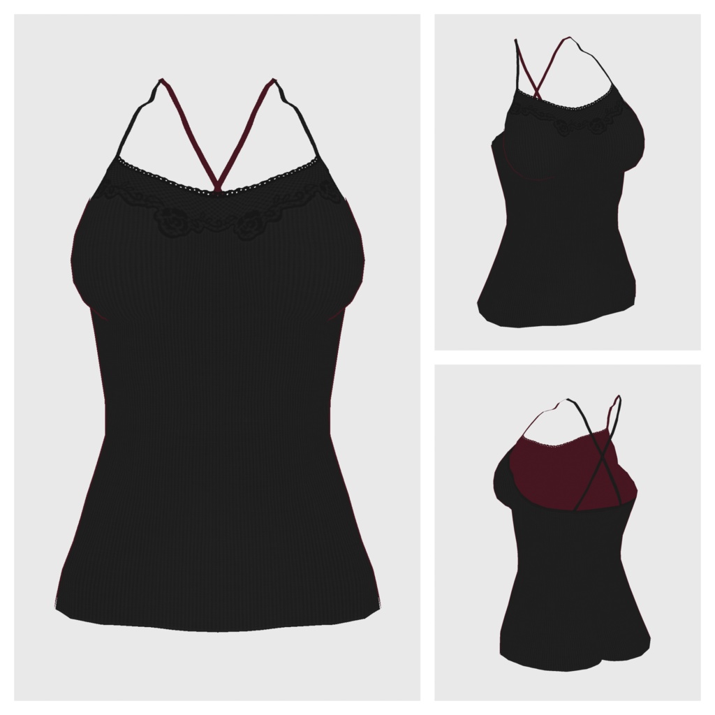 【#VRoid】キャミソール type-a