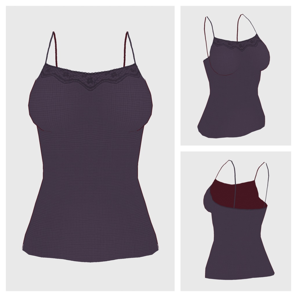 【#VRoid】キャミソール type-b