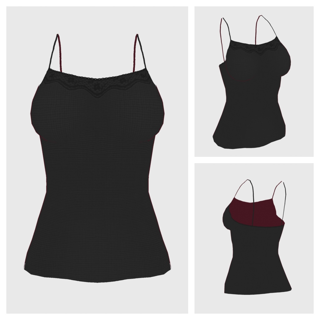 【#VRoid】キャミソール type-b