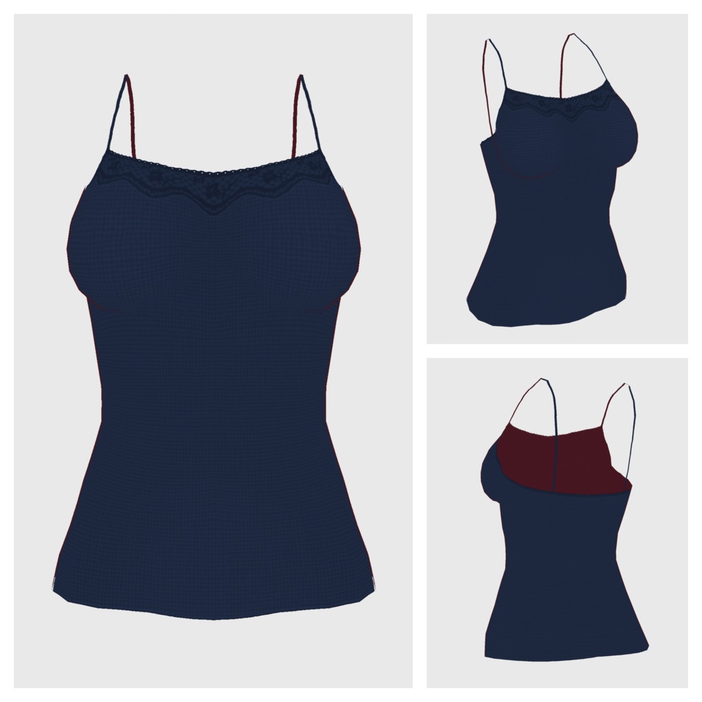 【#VRoid】キャミソール type-b