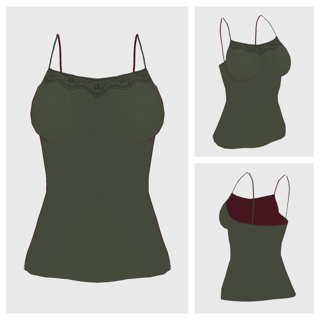 【#VRoid】キャミソール type-b