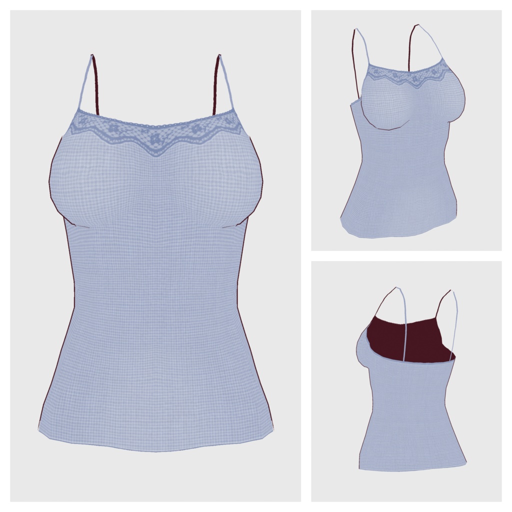 【#VRoid】キャミソール type-b