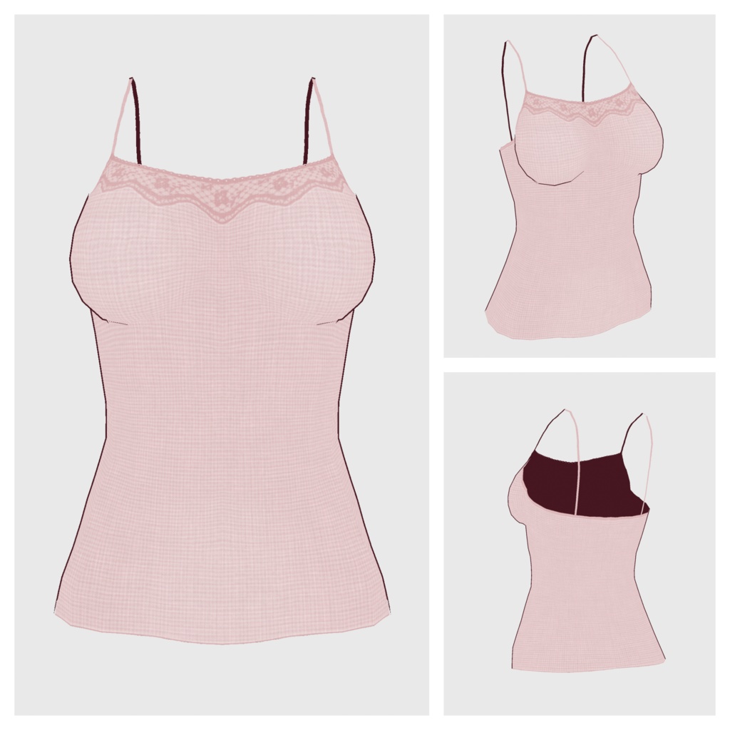 【#VRoid】キャミソール type-b