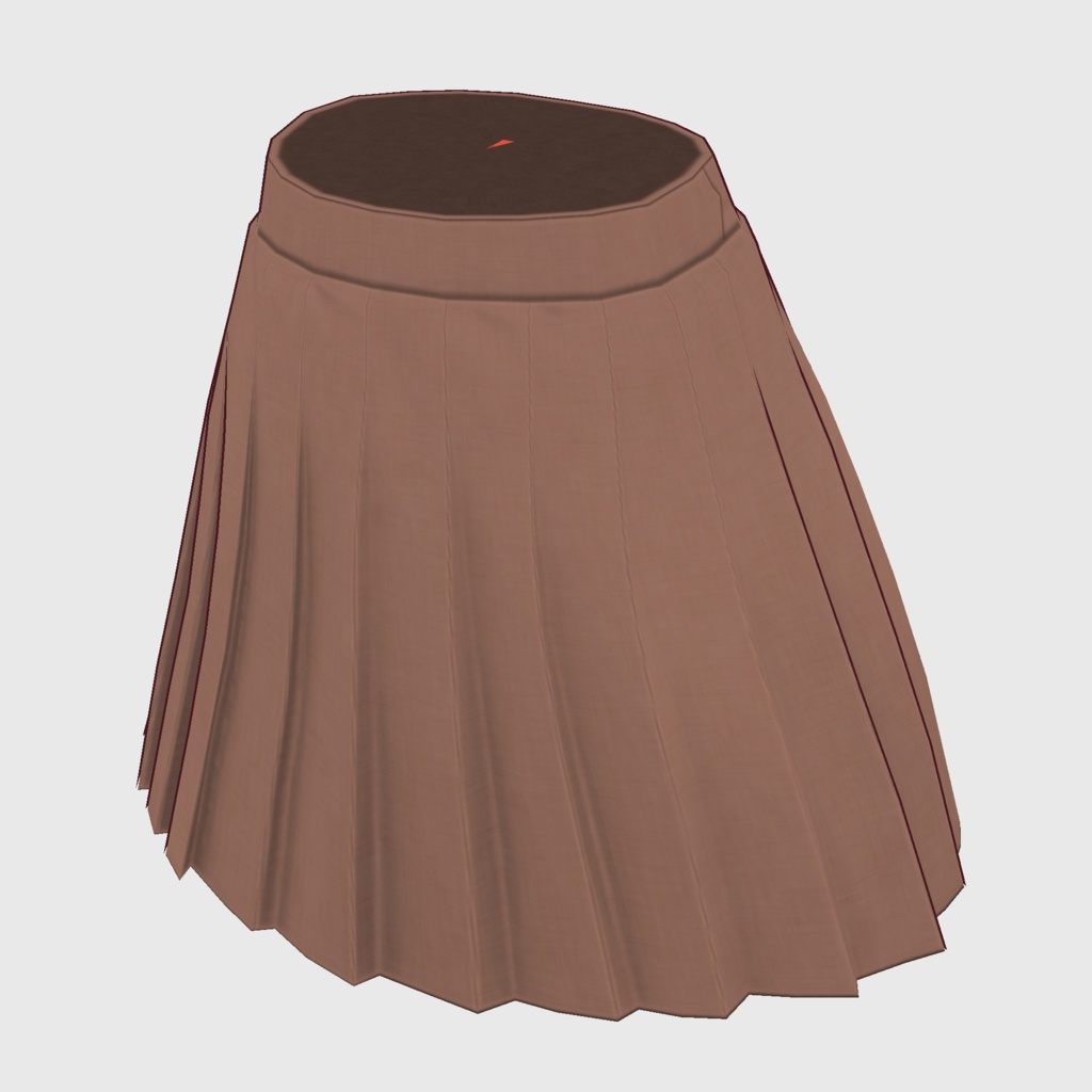 【#VRoid】プリーツスカート(ライトカラーver,)