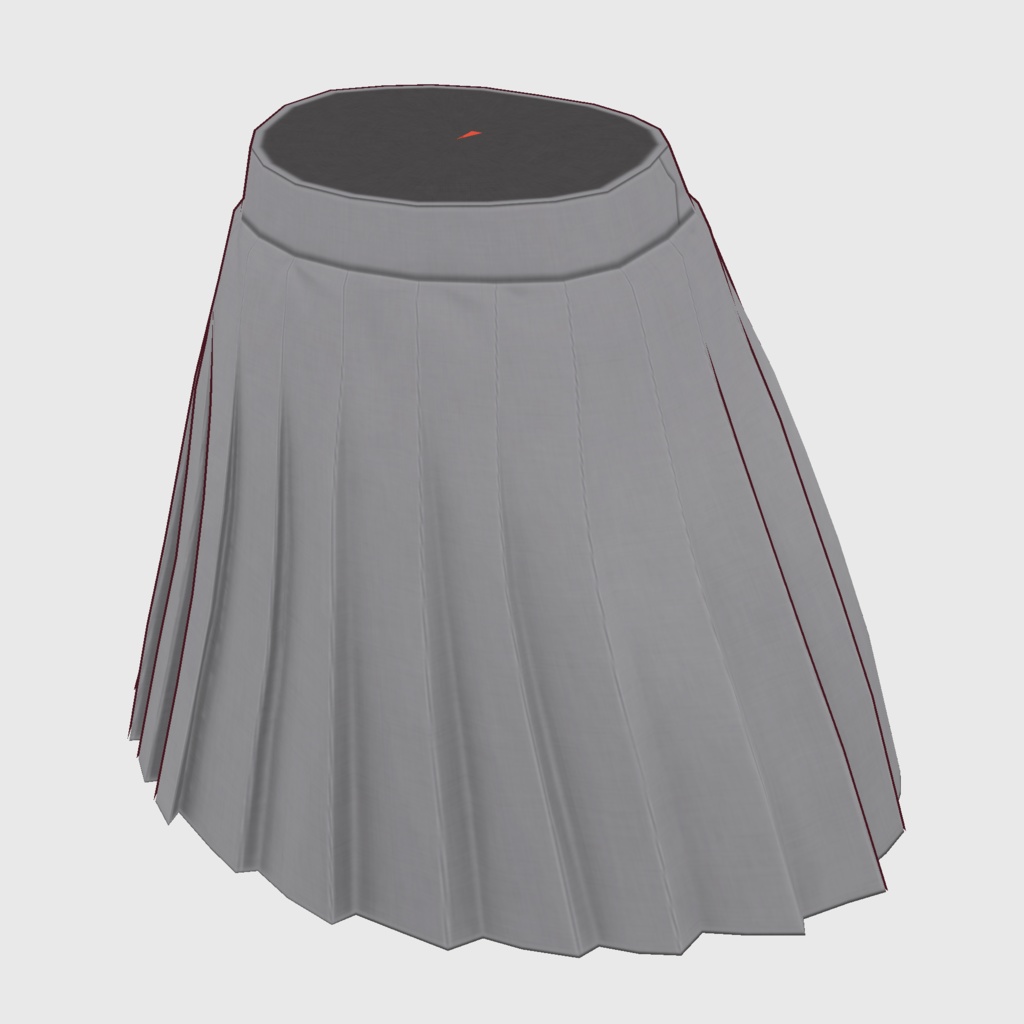 【#VRoid】プリーツスカート(ライトカラーver,)