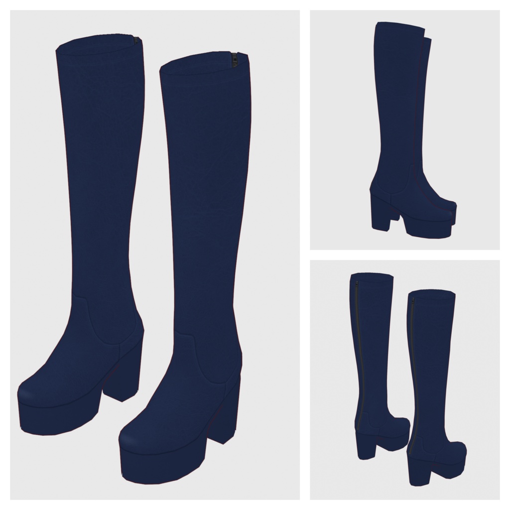 【#VRoid】ロングブーツ2【#vroidcustomitem】