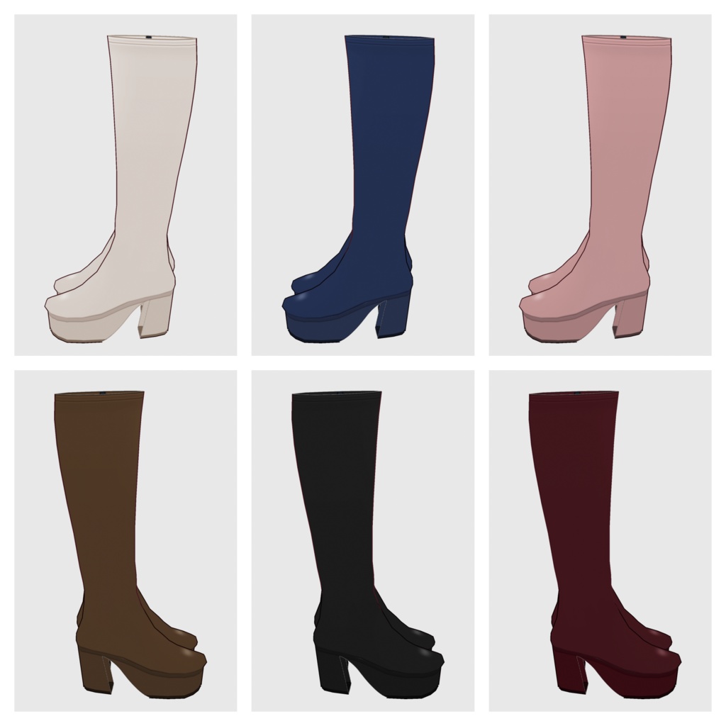 Vroid ロングブーツ Vroidcustomitem Studioh Booth