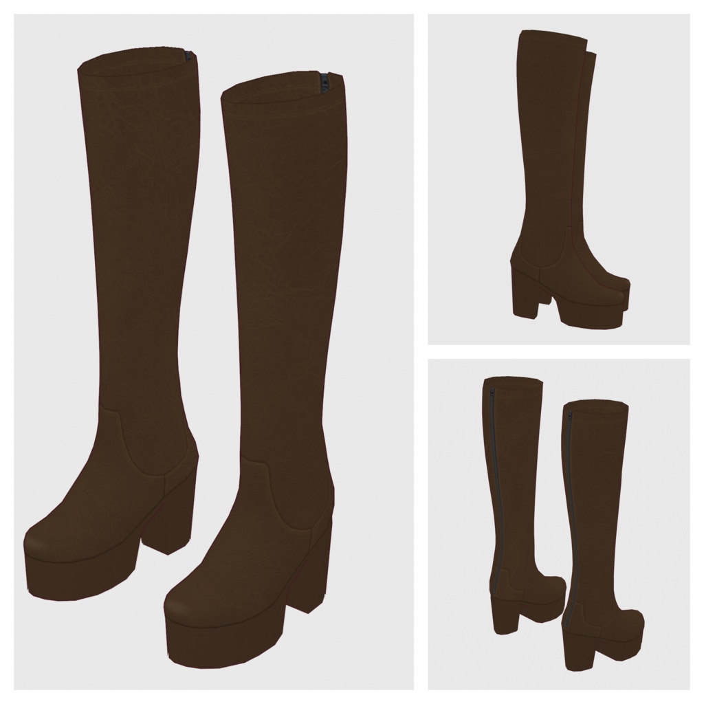 【#VRoid】ロングブーツ2【#vroidcustomitem】