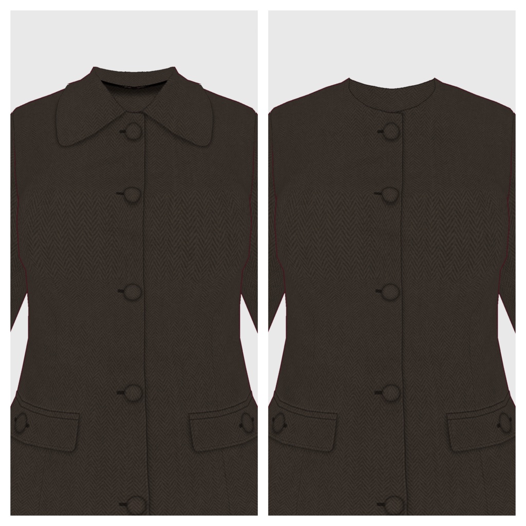 【#VRoid】フレアコート【#vroidcustomitem】