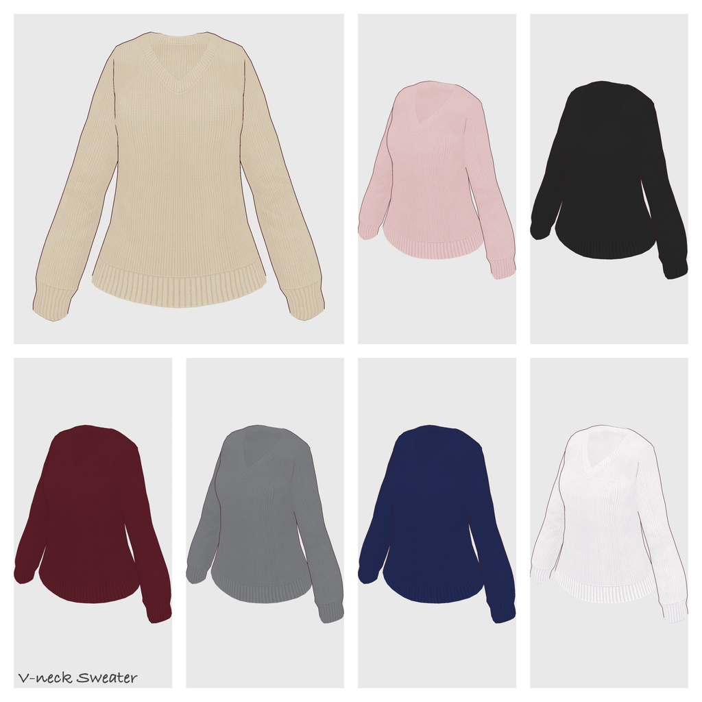 【#VRoid】スクールユニフォームセット【#vroidcustomitem】