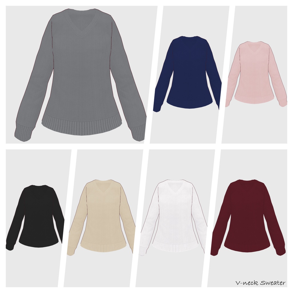 【#VRoid】スクールユニフォームセット2【#vroidcustomitem】