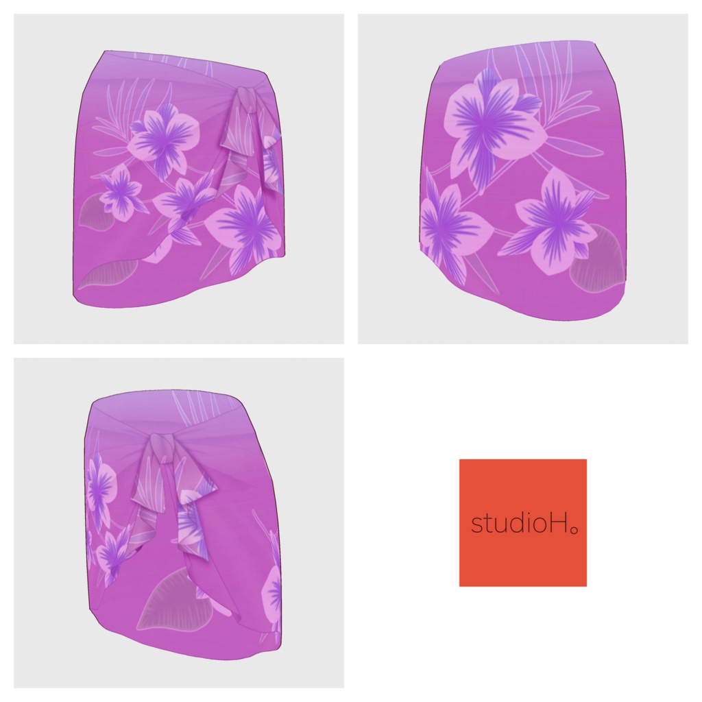 【#VRoid】ワンピーススイムウェア【#vroidcustomitem】