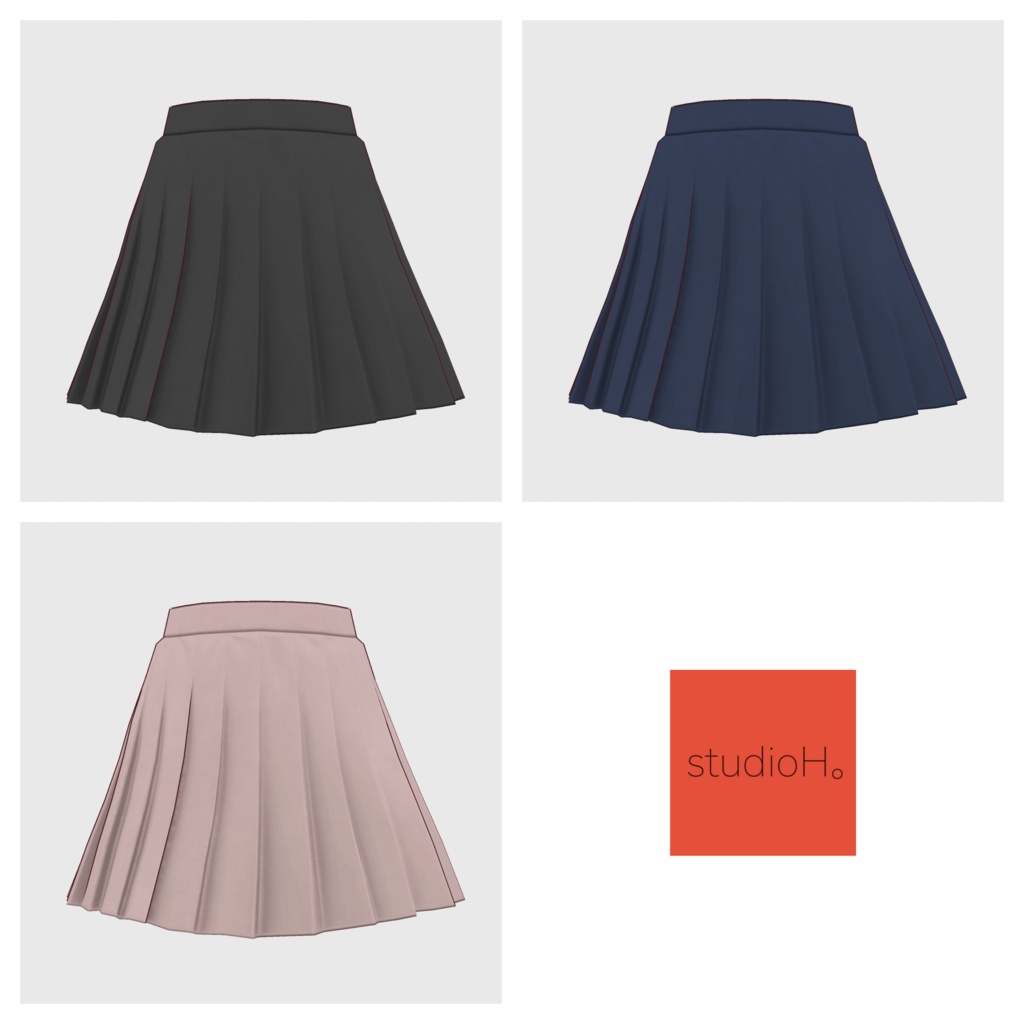 【#VRoid】セーラー服【#vroidcustomitem】