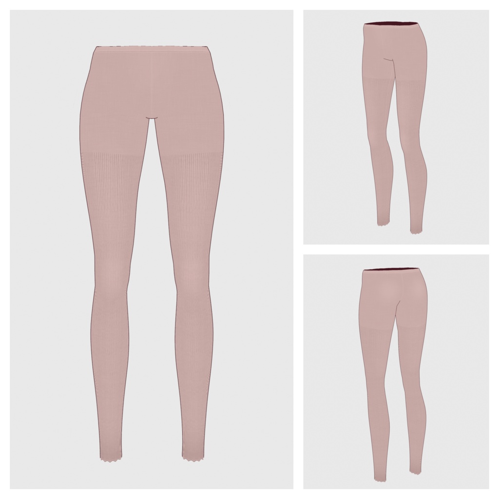 【#VRoid】リブレギンス2【#vroidcustomitem】