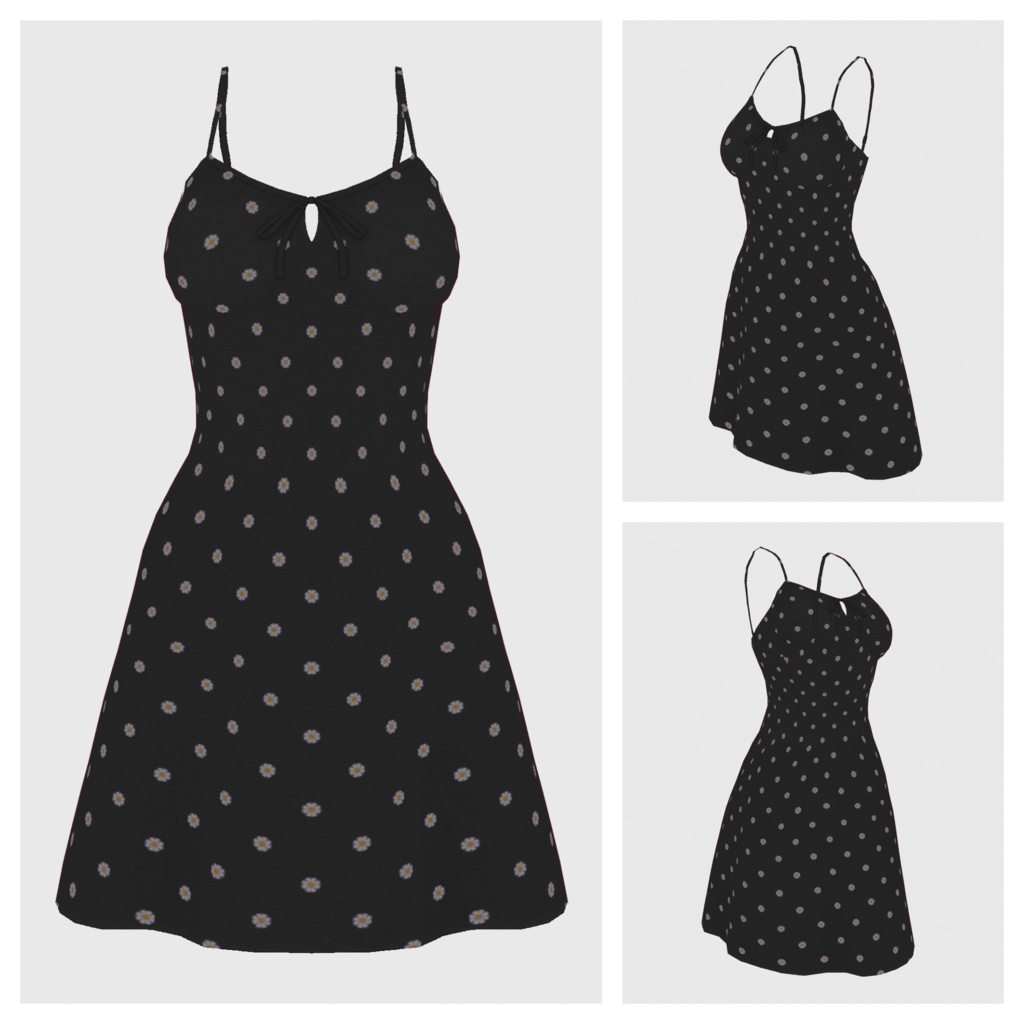 【#VRoid】サマードレス【#vroidcustomitem】