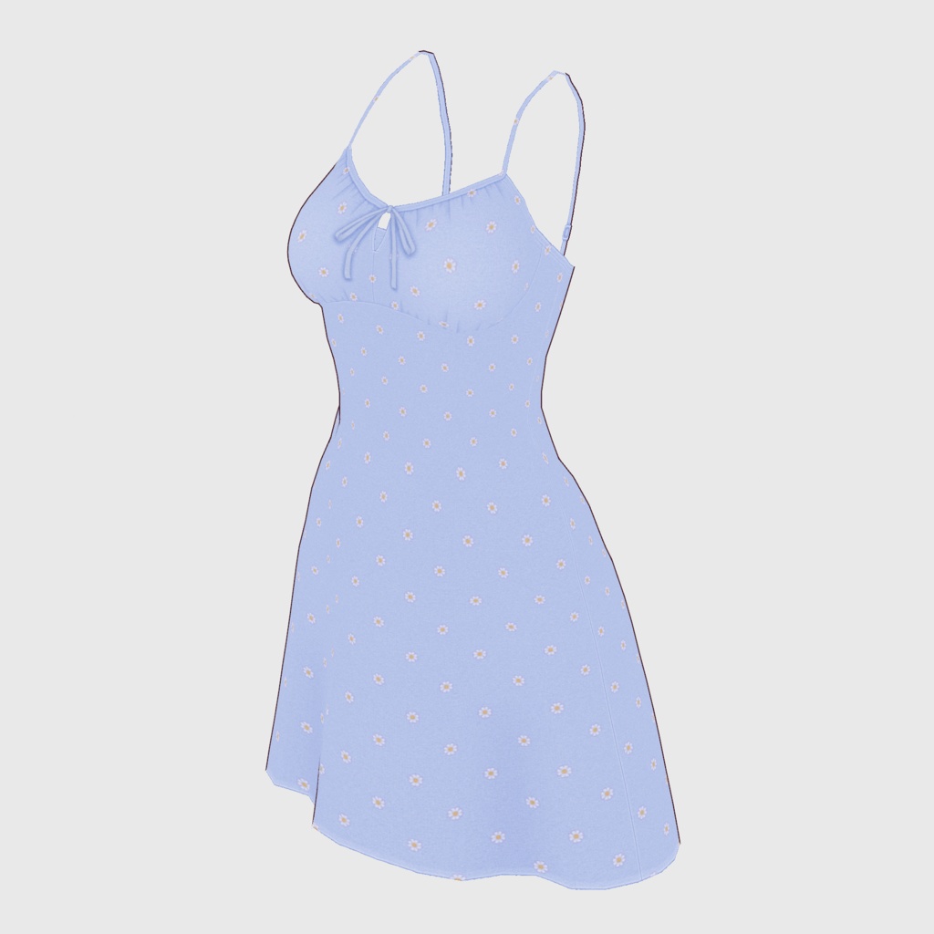 【#VRoid】サマードレス【#vroidcustomitem】