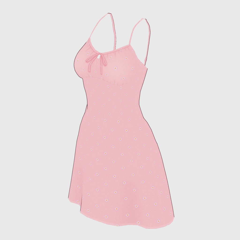 【#VRoid】サマードレス【#vroidcustomitem】