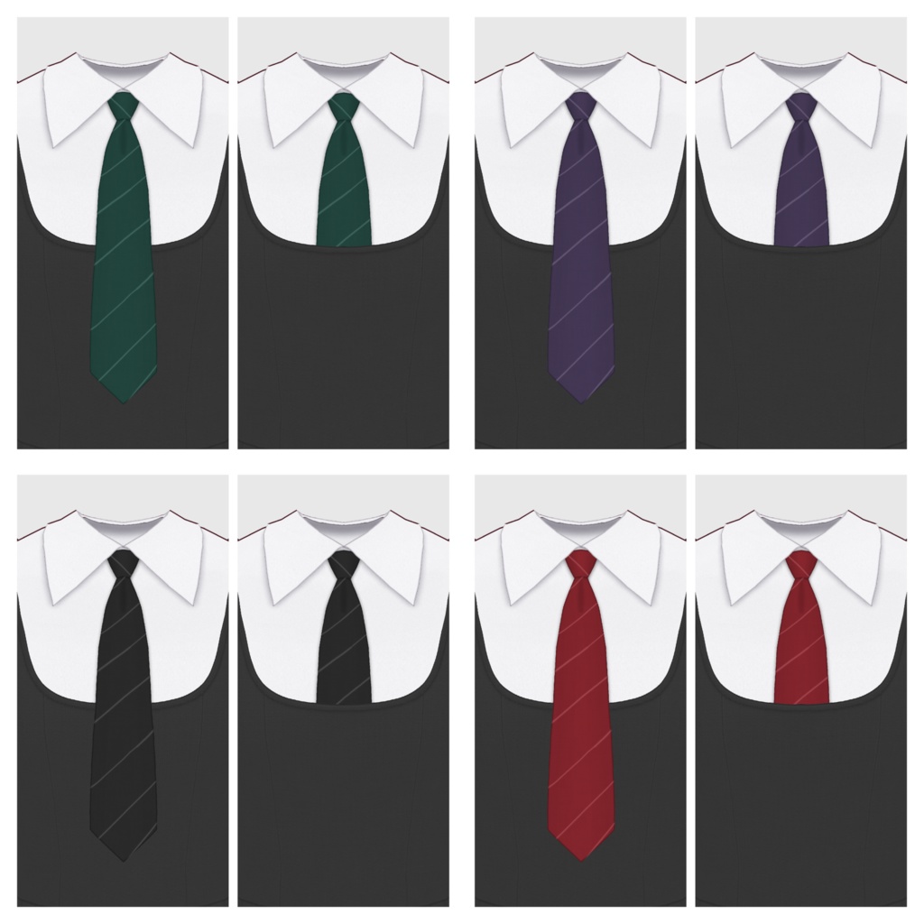 【#VRoid】ビスチェワンピース / ショルダーギャザーブラウス【#vroidcustomitem】