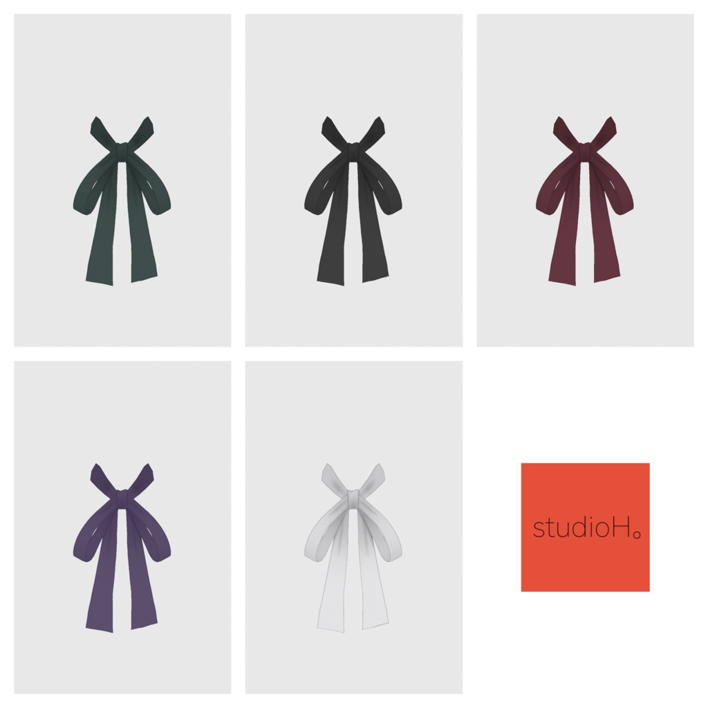 【#VRoid】ビスチェワンピース / ショルダーギャザーブラウス【#vroidcustomitem】