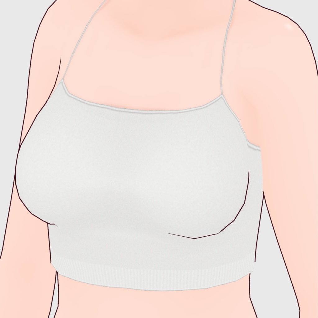 【#VRoid】チューブトップ キャミソール / チューブトップ キャミソール(カモフラージュ)【#vroidcustomitem】