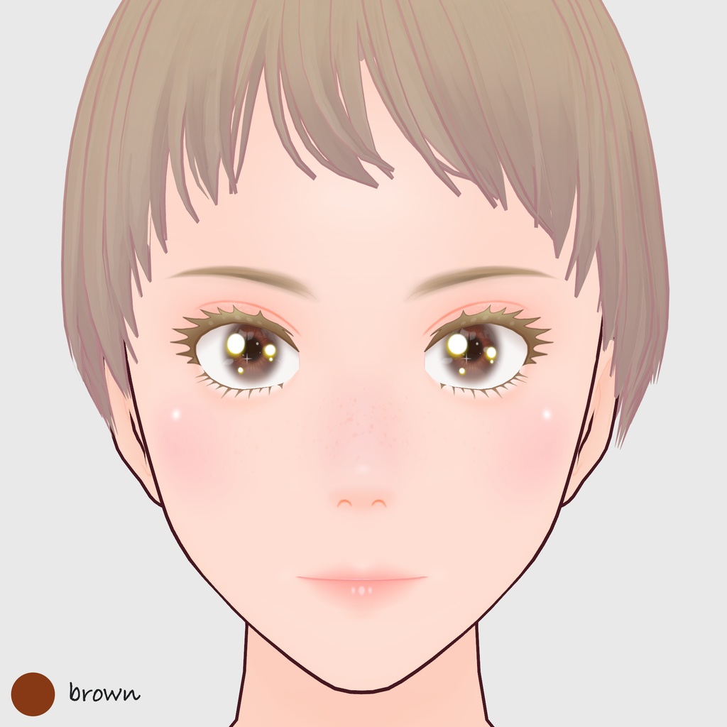 【#VRoid】ソフトカラーコンタクトレンズ 【#vroidcustomitem】