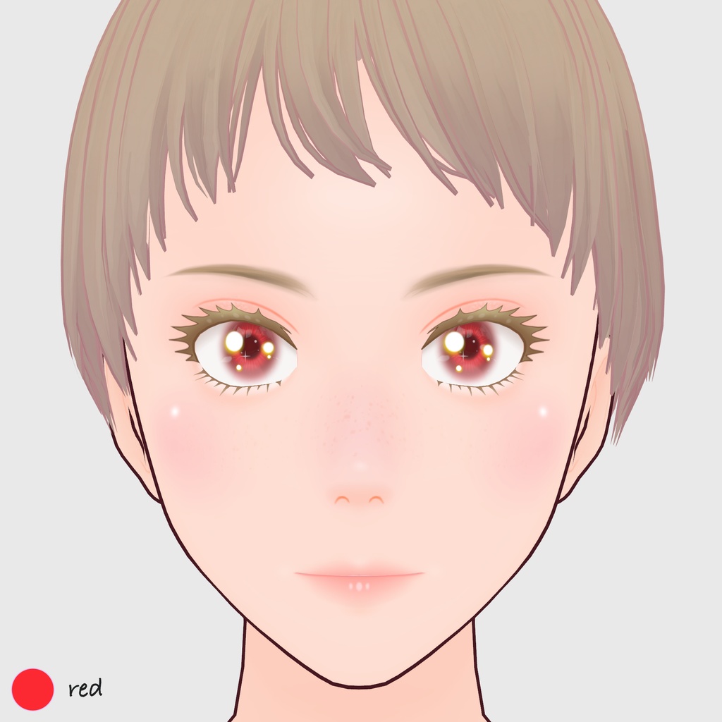 【#VRoid】ソフトカラーコンタクトレンズ 【#vroidcustomitem】