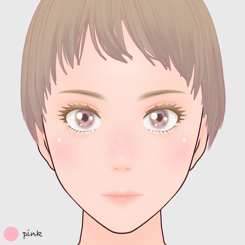 【#VRoid】ソフトカラーコンタクトレンズ 【#vroidcustomitem】