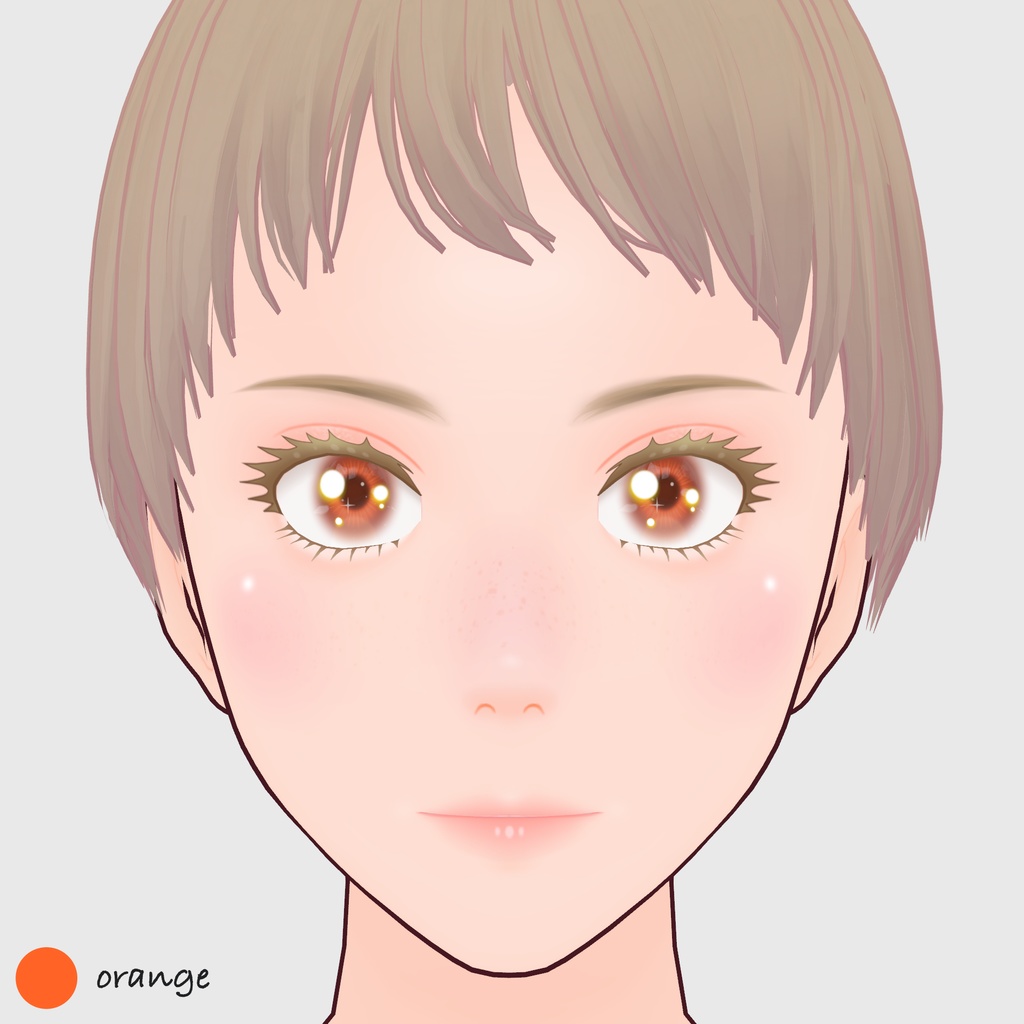 【#VRoid】ソフトカラーコンタクトレンズ 【#vroidcustomitem】