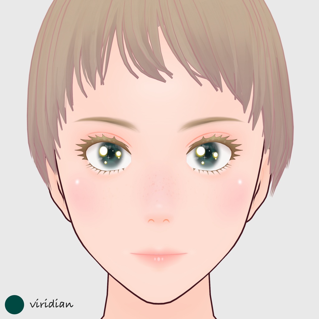 【#VRoid】ソフトカラーコンタクトレンズ 【#vroidcustomitem】