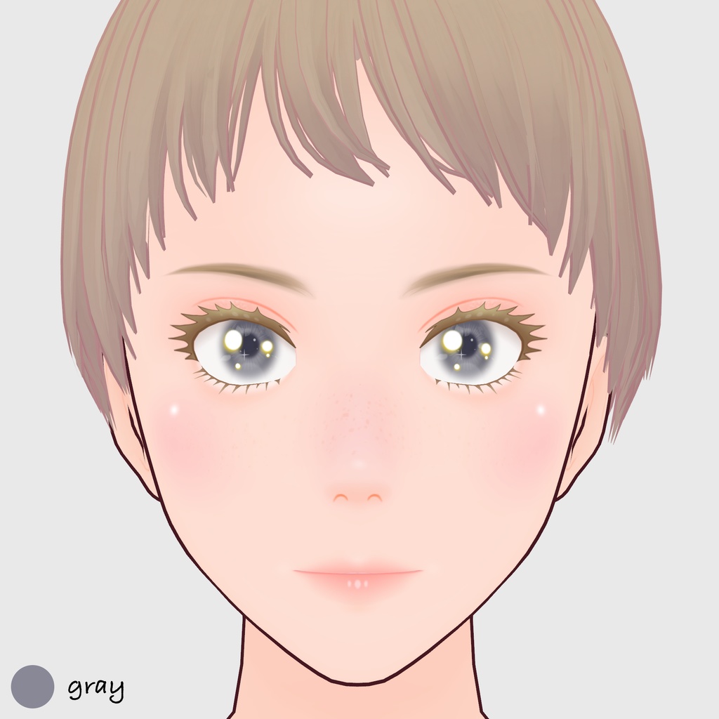 【#VRoid】ソフトカラーコンタクトレンズ 【#vroidcustomitem】