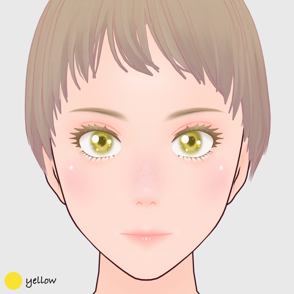 【#VRoid】ソフトカラーコンタクトレンズ 【#vroidcustomitem】