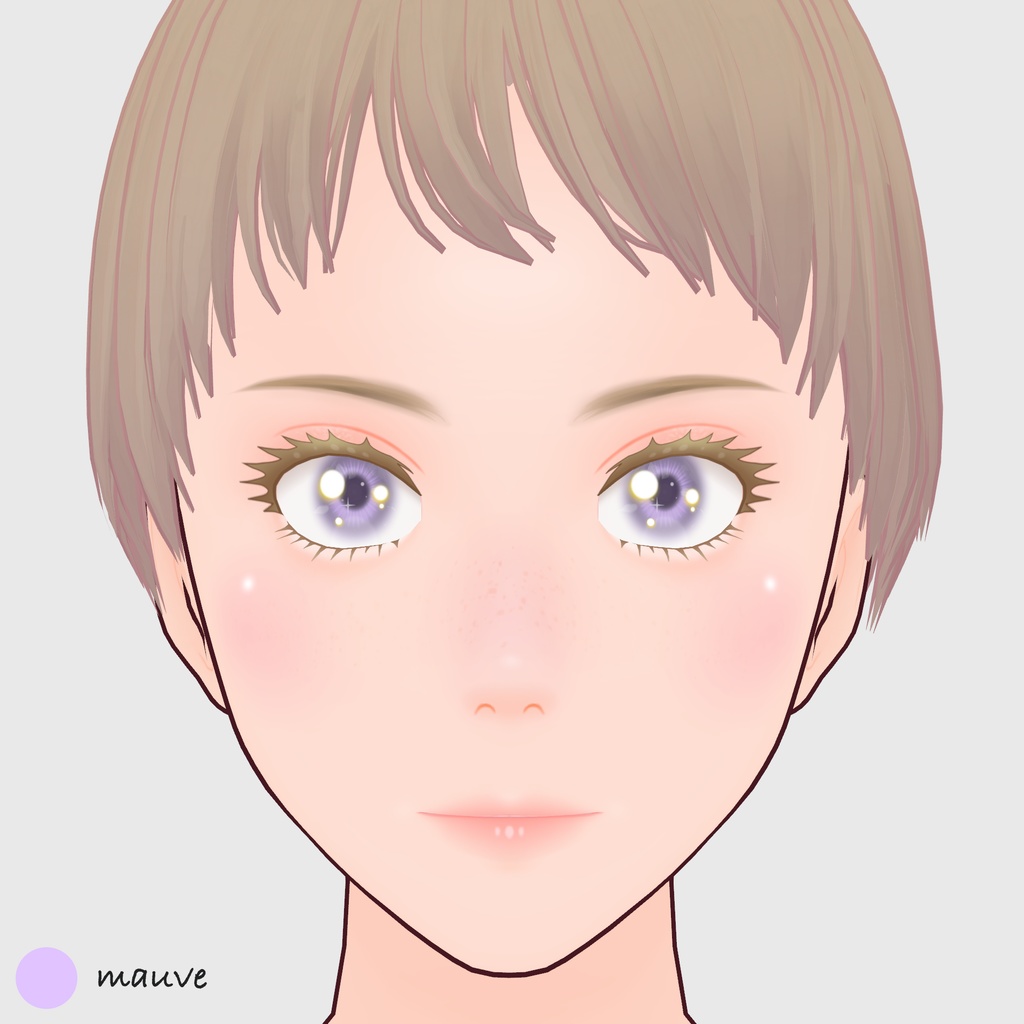 【#VRoid】ソフトカラーコンタクトレンズ 【#vroidcustomitem】