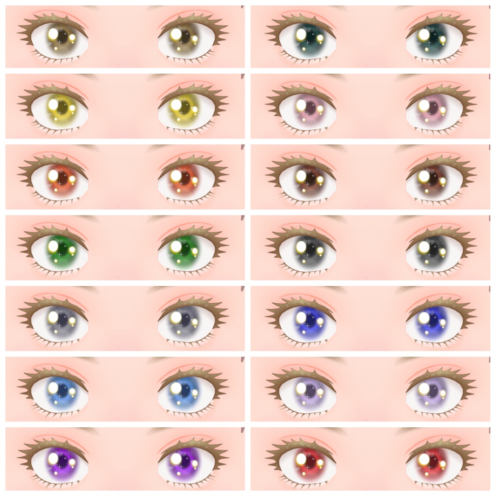 【#VRoid】ソフトカラーコンタクトレンズ 【#vroidcustomitem】