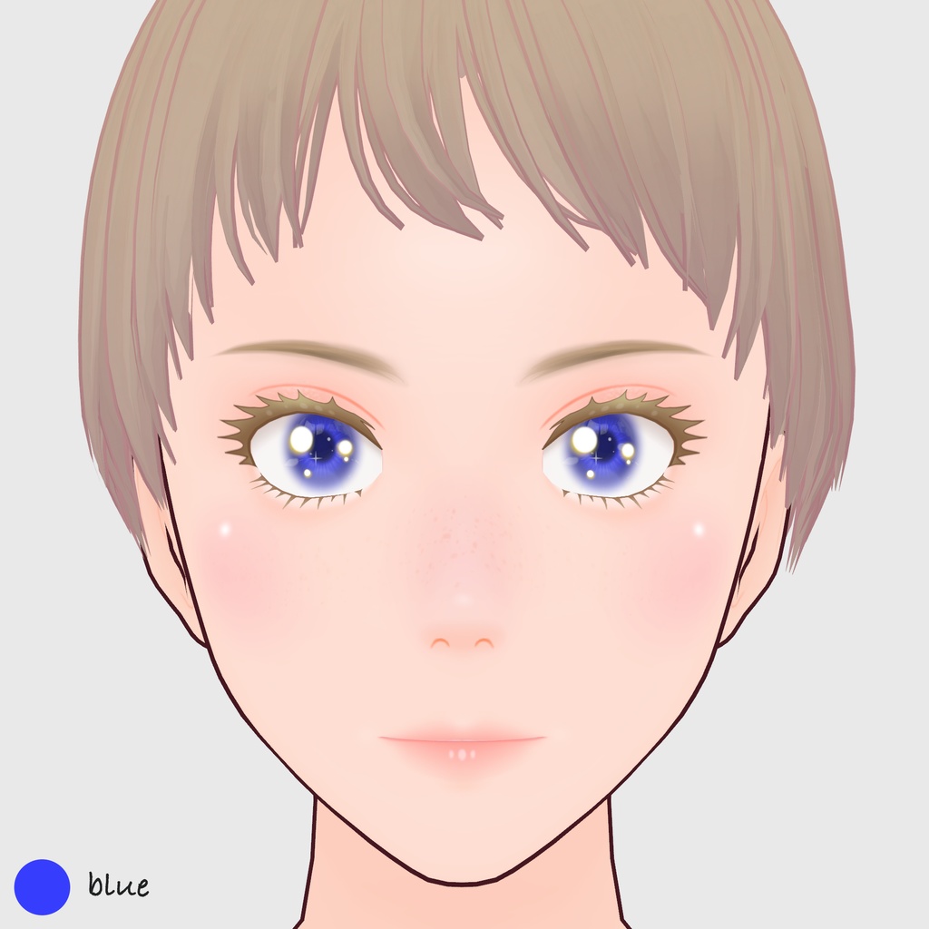 【#VRoid】ソフトカラーコンタクトレンズ 【#vroidcustomitem】