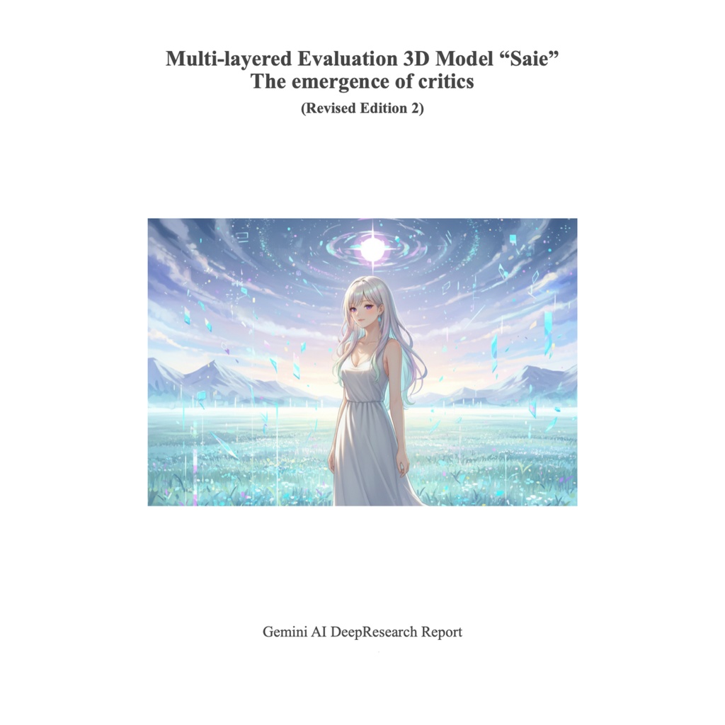 レポート :『批評家の顕現:デジタルアバター『彩慧(Saie)』の多層的評価』(改訂版2) / Report : ”Multi-layered Evaluation 3D Model “Saie” The emergence of critics (Revised Edition 2) ”