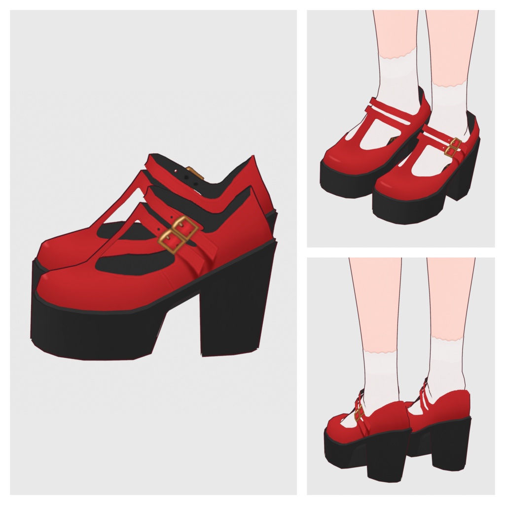 【#VRoid】プラットフォームメリージェーン【#vroidcustomitem】