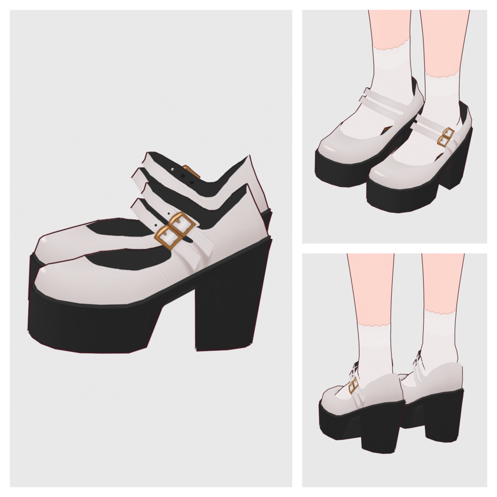 【#VRoid】プラットフォームメリージェーン【#vroidcustomitem】