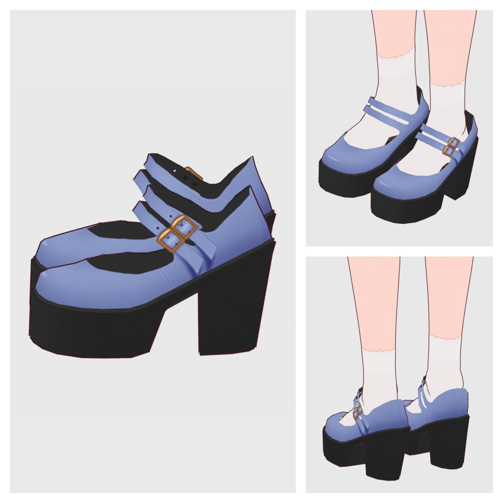 【#VRoid】プラットフォームメリージェーン【#vroidcustomitem】