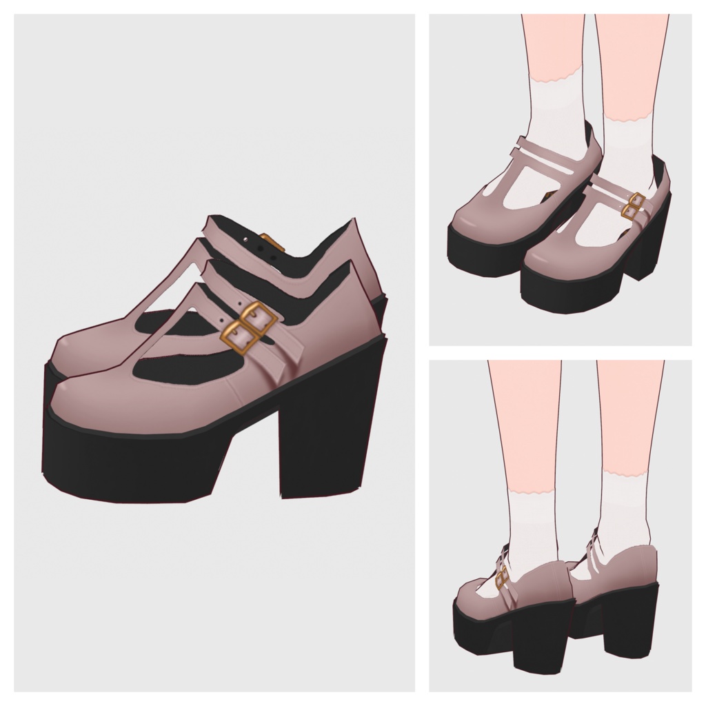 【#VRoid】プラットフォームメリージェーン【#vroidcustomitem】