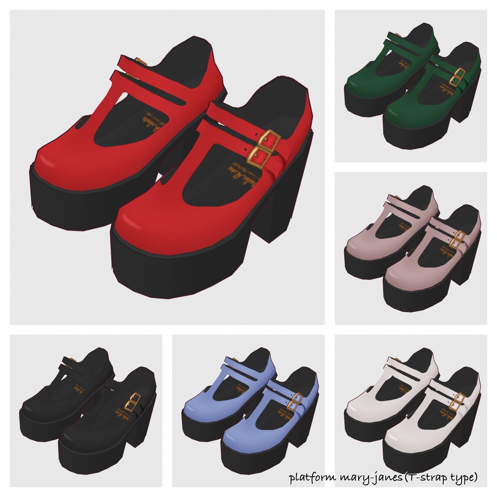 【#VRoid】プラットフォームメリージェーン【#vroidcustomitem】