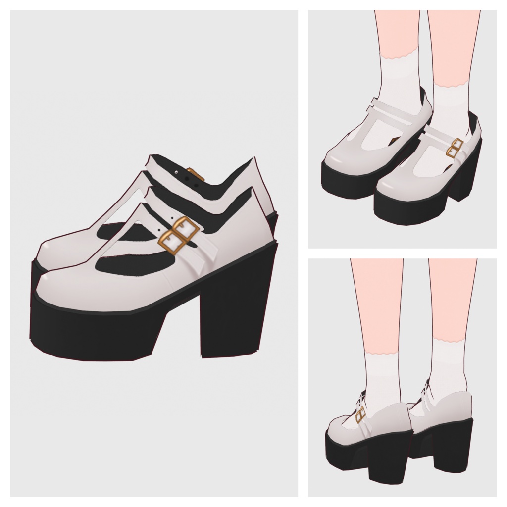 【#VRoid】プラットフォームメリージェーン【#vroidcustomitem】