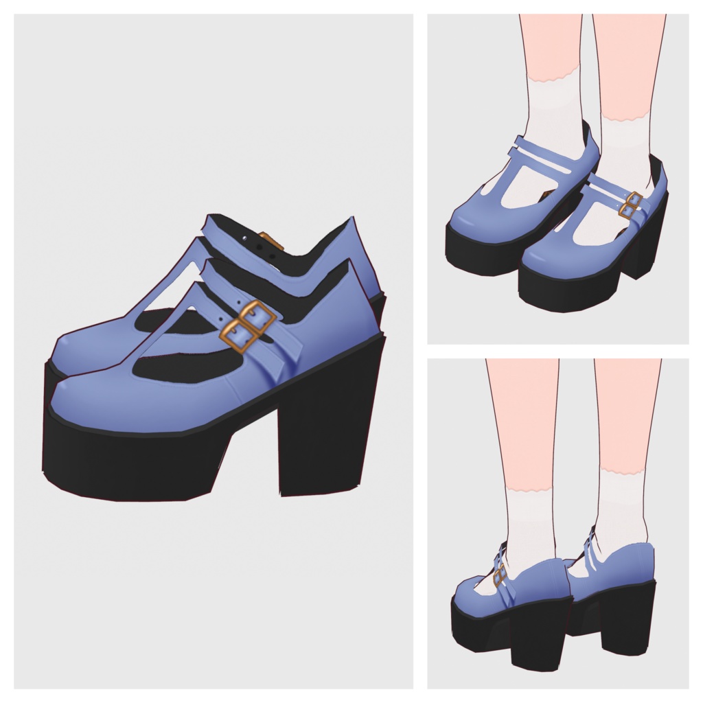 【#VRoid】プラットフォームメリージェーン【#vroidcustomitem】