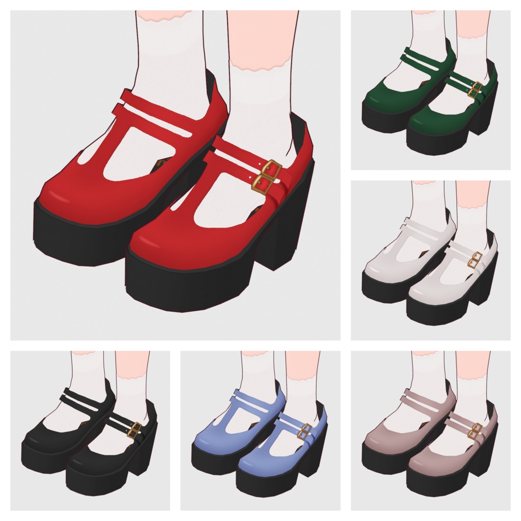 【#VRoid】プラットフォームメリージェーン【#vroidcustomitem】