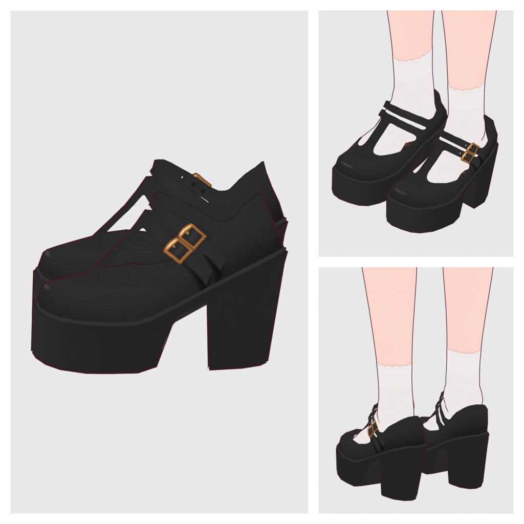 【#VRoid】プラットフォームメリージェーン【#vroidcustomitem】