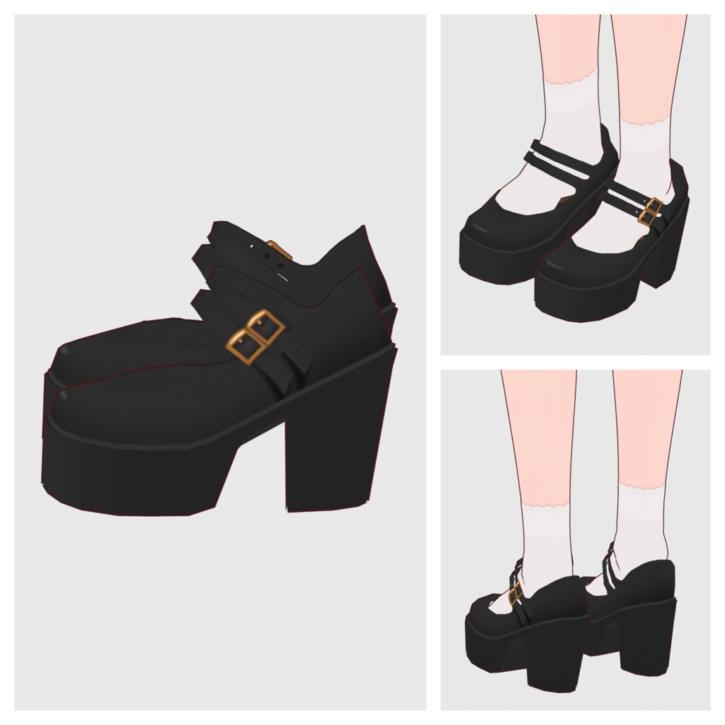 【#VRoid】プラットフォームメリージェーン【#vroidcustomitem】